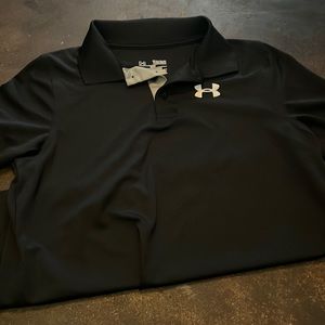 Boys Under Armor golf short sleeve shirt